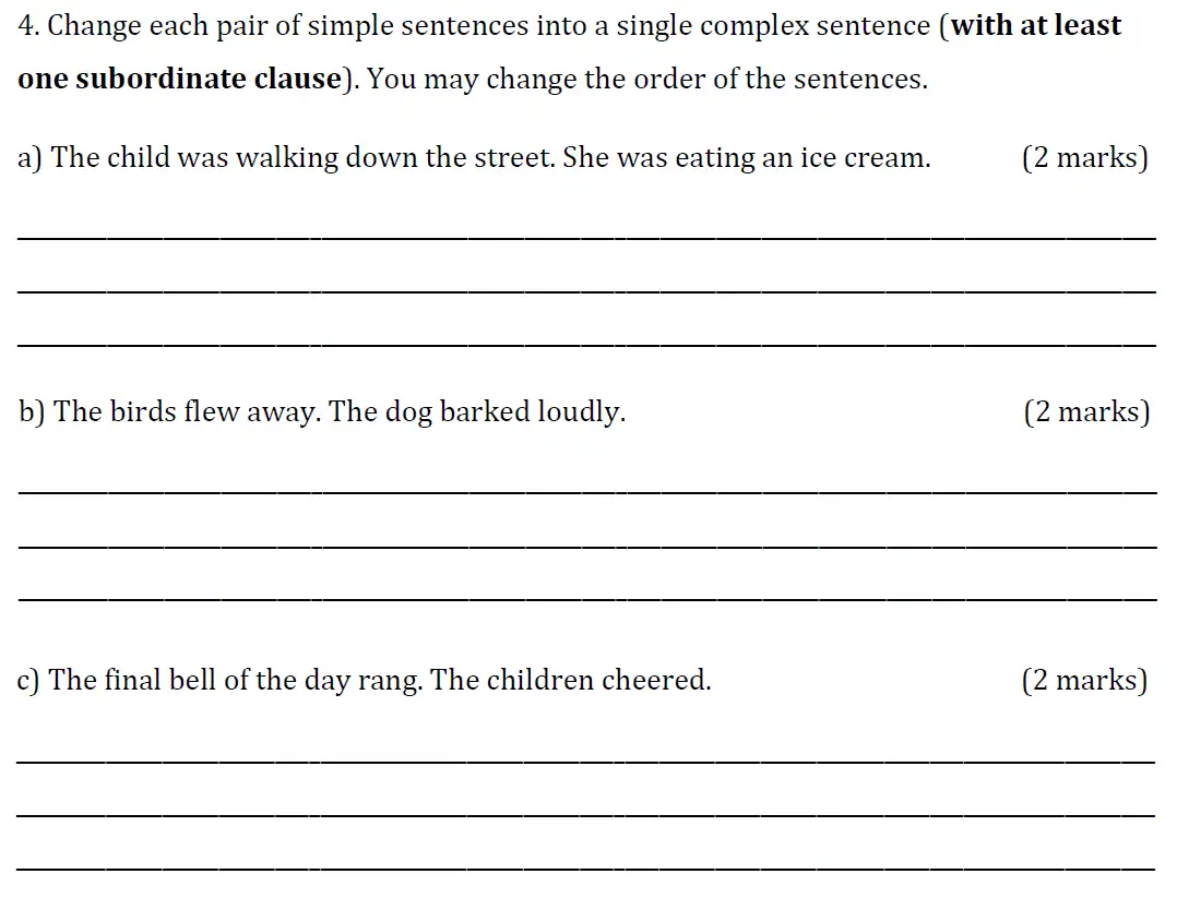 Question 12 - Colfe's School  – 11+ Entrance Exam Sample Paper – 2018