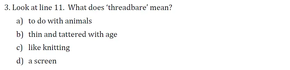 Question 15 - Colfe's School  – 11+ Entrance Exam Sample Paper – 2018