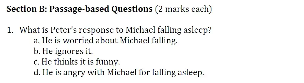 Question 14 - Colfe's School – 11+ Entrance Exam Sample Paper – 2022