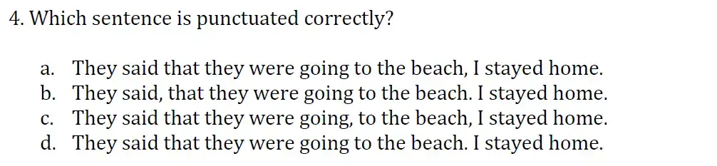 Question 04 - Colfe's School – 11+ Entrance Exam Sample Paper – 2022