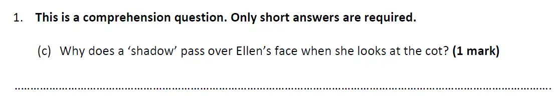 Question 03 - Dulwich College – 11+ English Specimen Paper D – 2022