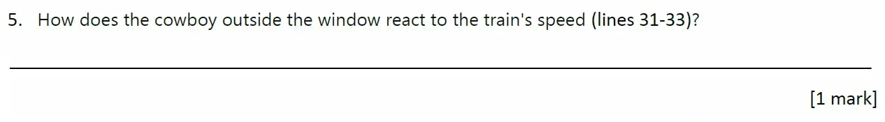 Question 05 - Eltham College – 11 Plus Exam English Past Paper – 2024