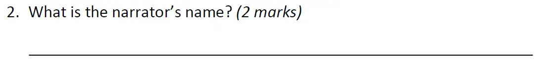 Question 02 - Eltham College – 11+ English Sample Paper – 2017