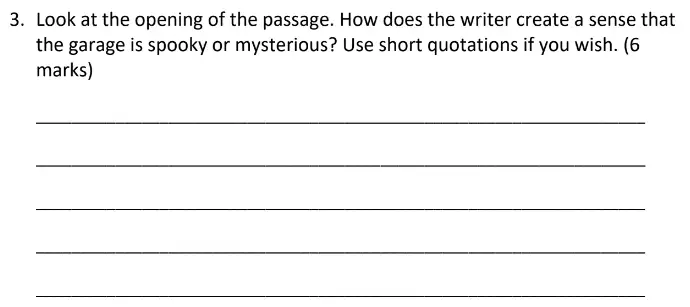 Question 03 - Eltham College - 11 Plus English Sample Paper - 2019