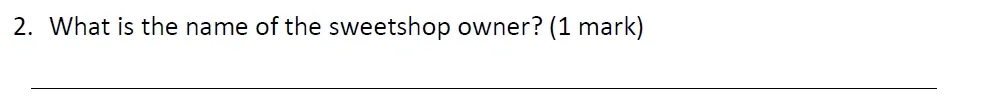 Question 02 - Eltham College – 11+ English Entrance Examination – 2020