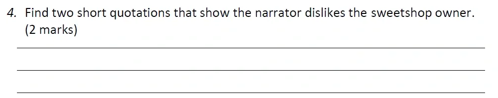 Question 04 - Eltham College – 11+ English Entrance Examination – 2020