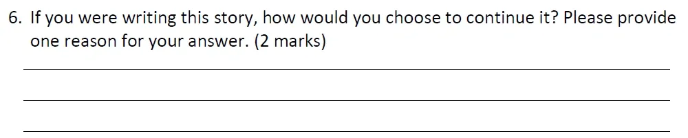 Question 06 - Eltham College – 11+ English Entrance Examination – 2020