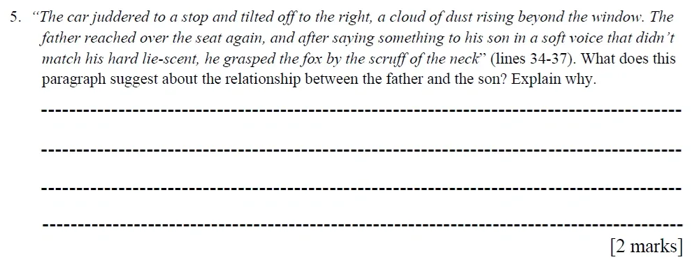 Question 05 - Eltham College – 11+ English Entrance Examination – 2026