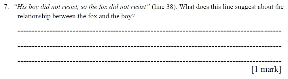 Question 07 - Eltham College – 11+ English Entrance Examination – 2026