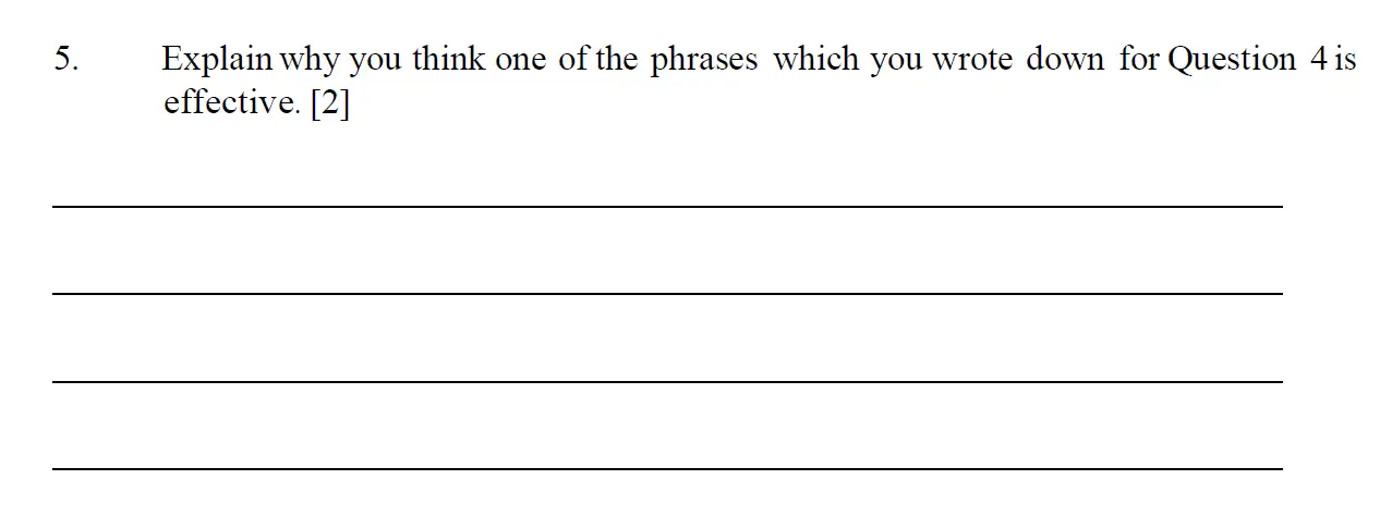 Question 05 - Emanuel School – 11+ English Examination Paper – 2025