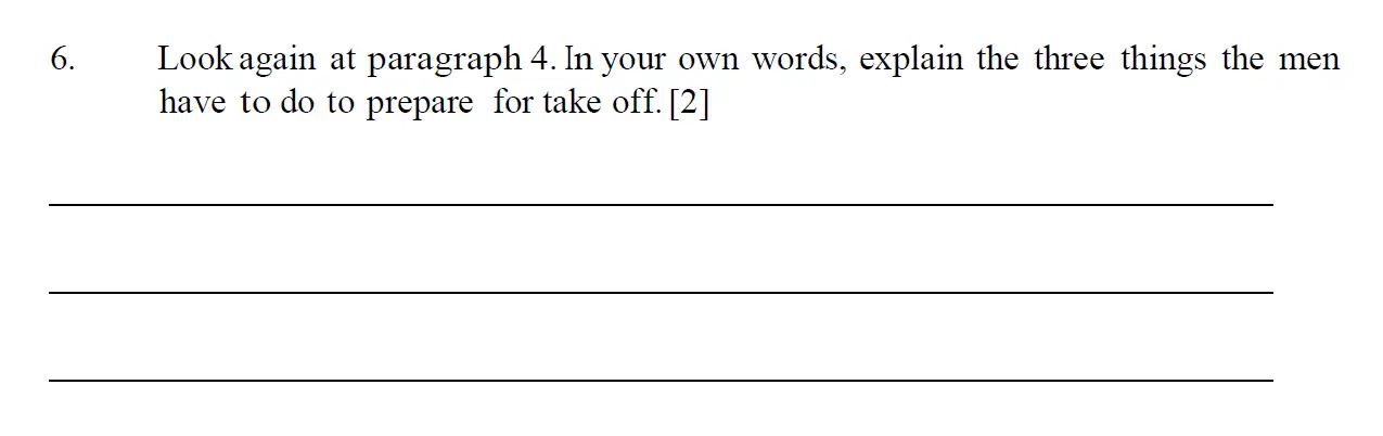 Question 06 - Emanuel School – 11+ English Examination Paper – 2025