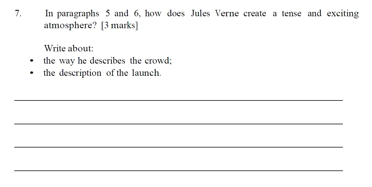 Question 07 - Emanuel School – 11+ English Examination Paper – 2025