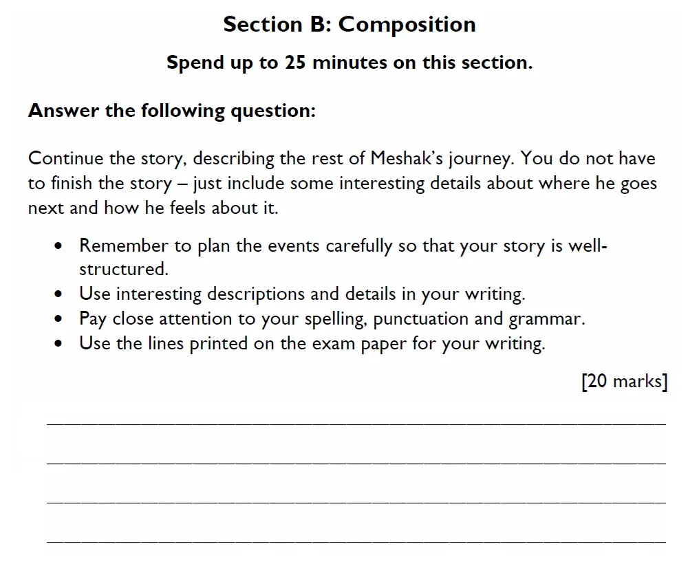 Writing task 01 - Emanuel School – 11+ English Sample Paper – 2026