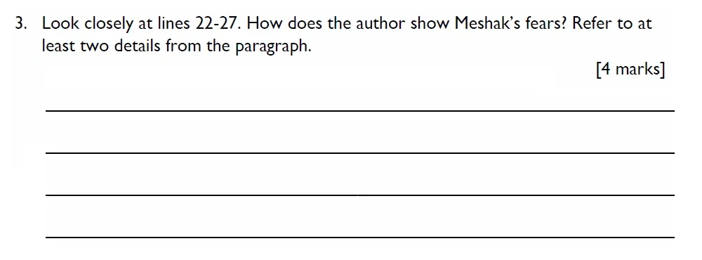 Question 03 - Emanuel School – 11+ English Sample Paper – 2026