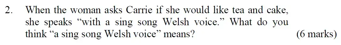 Question 02 - Emanuel School – 11+ English Sample Paper 3 – 2022