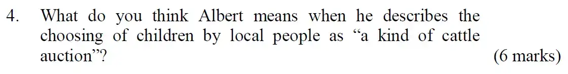 Question 04 - Emanuel School – 11+ English Sample Paper 3 – 2022