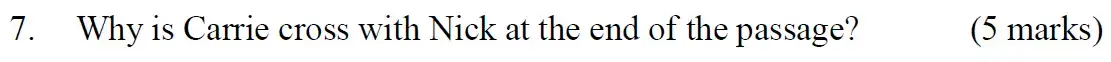 Question 07 - Emanuel School – 11+ English Sample Paper 3 – 2022
