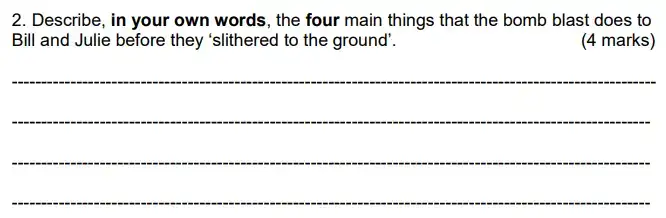 Question 02 - Emanuel School – 11+ English Sample Paper 2 – 2022