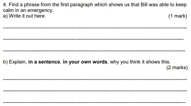 Question 04 - Emanuel School – 11+ English Sample Paper 2 – 2022