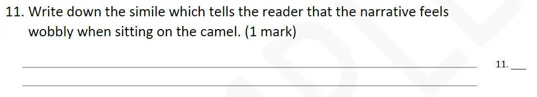 Question 12 - Forest School - 11 Plus English Sample Paper 1 - 2020