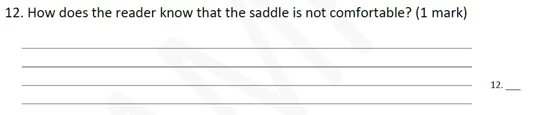 Question 13 - Forest School - 11 Plus English Sample Paper 1 - 2020