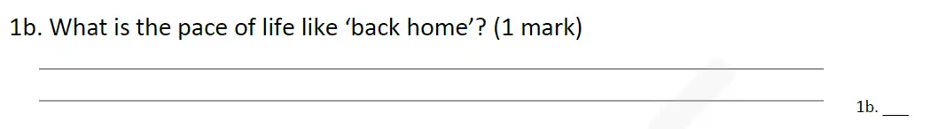 Question 02 - Forest School - 11 Plus English Sample Paper 1 - 2020