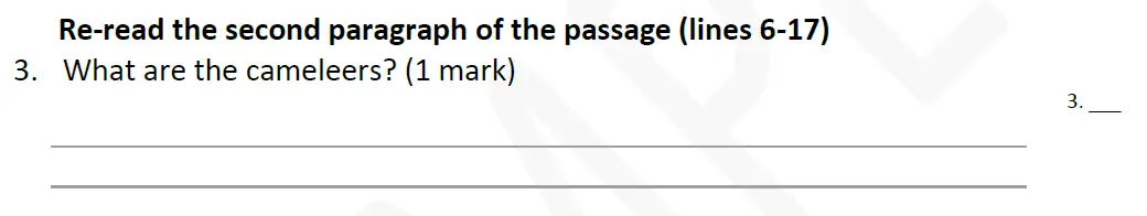 Question 04 - Forest School - 11 Plus English Sample Paper 1 - 2020