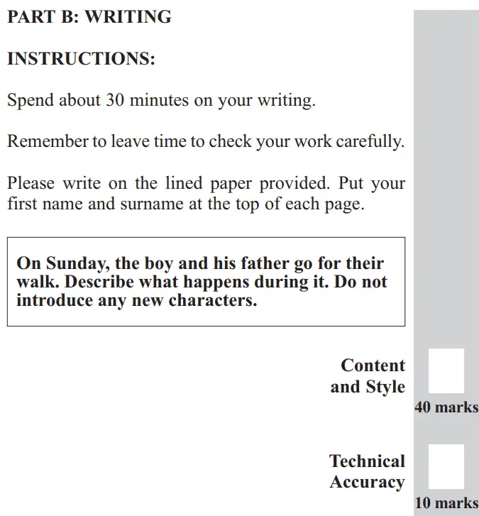 Question 9 - 11 Plus English Paper Group 1 - 2015