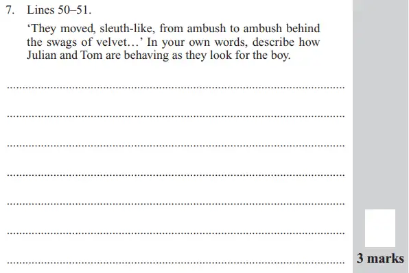 Question 07 - The North London Independent Girl's School's Consortium Group 2 – 11+ English Entrance Examination – 2016
