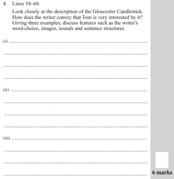 Question 08 - The North London Independent Girl's School's Consortium Group 2 – 11+ English Entrance Examination – 2016