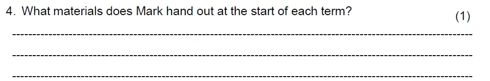 Question 14 - Haberdashers Monmounth School for Girls – 11 Plus Exam English Sample Paper – 2023