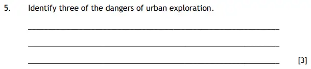Question 05 - The Haberdashers' Aske's Boys’ School (HABS) 11 Plus English Sample Paper - 2016