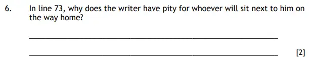 Question 06 - The Haberdashers' Aske's Boys’ School (HABS) 11 Plus English Sample Paper - 2016