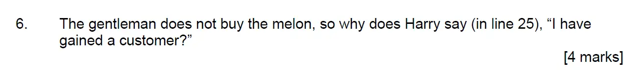 Question 06 - Hampton Court House – 11+ English Entrance Paper –  2025