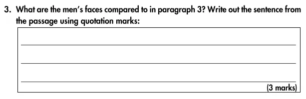 Question 03 - Highgate School  – 11 Plus Exam English Sample Paper A – 2025