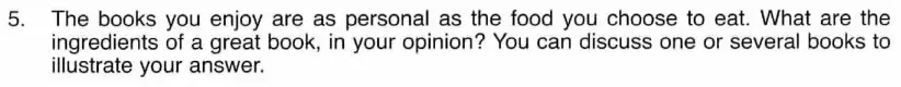 Writing task 02 - ISEB – 11+ English Practice Paper – 2009-2010