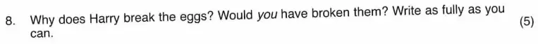 Question 08 - ISEB – 11+ English Practice Paper – 2009-2010