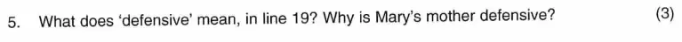 Question 05 - ISEB – 11+ English Practice Paper – 2009