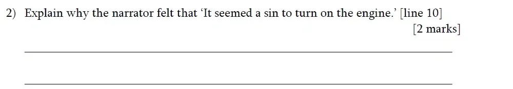 Question 02 - James Allen’s Girls’ School – 11+ English Sample Paper – 2024