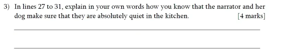 Question 03 - James Allen’s Girls’ School – 11+ English Sample Paper – 2024