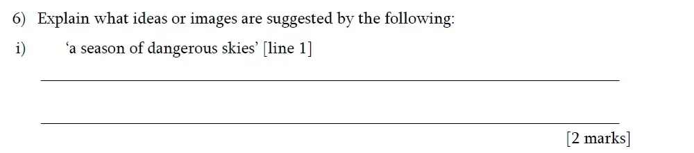 Question 06(i) - James Allen’s Girls’ School – 11+ English Sample Paper – 2024