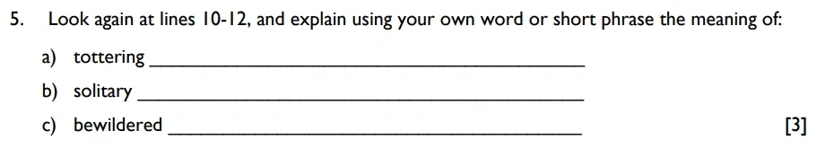Question 05 - James Allen’s Girls’ School – 11+ English Specimen Entrance Examination – 2026