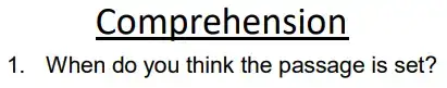 Question 01 - King Edward’s High School for Girls 11 Plus English Example Paper