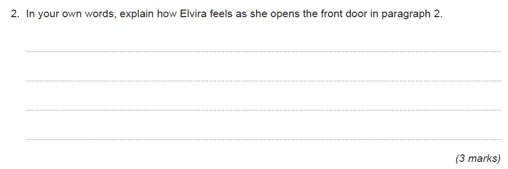 Question 2023 - King’s College School - 11 Plus English Specimen Paper