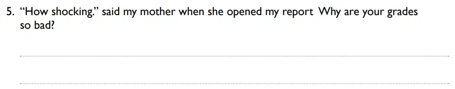 Question 05 - King’s College School 11 Plus English Specimen Paper 2019