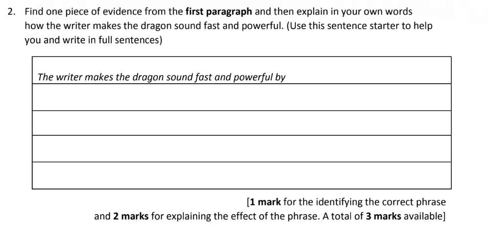 Question 02 - The Latymer School – 11+ English Entrance Examination – 2025