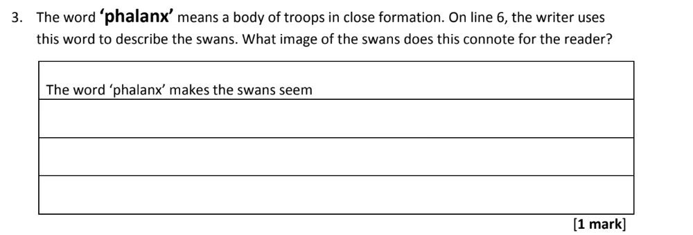 Question 03 - The Latymer School – 11+ English Entrance Examination – 2025