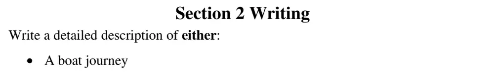 Writing task 12 - The Latymer School – 11+ Exam English Specimen Paper – 2025