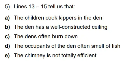 Question 05 - Latymer Upper School 11 Plus English Sample Papers 2 – 2024