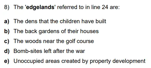 Question 08 - Latymer Upper School 11 Plus English Sample Papers 2 – 2024